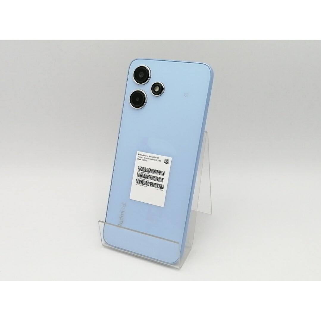 【中古】Xiaomi UQmobile 【SIM無償性】 Redmi 12 5G 4GB 128GB 天の原青み XIG03【EC真っただ中】引き受ける継続期間１ヶ月【序列付けるA】