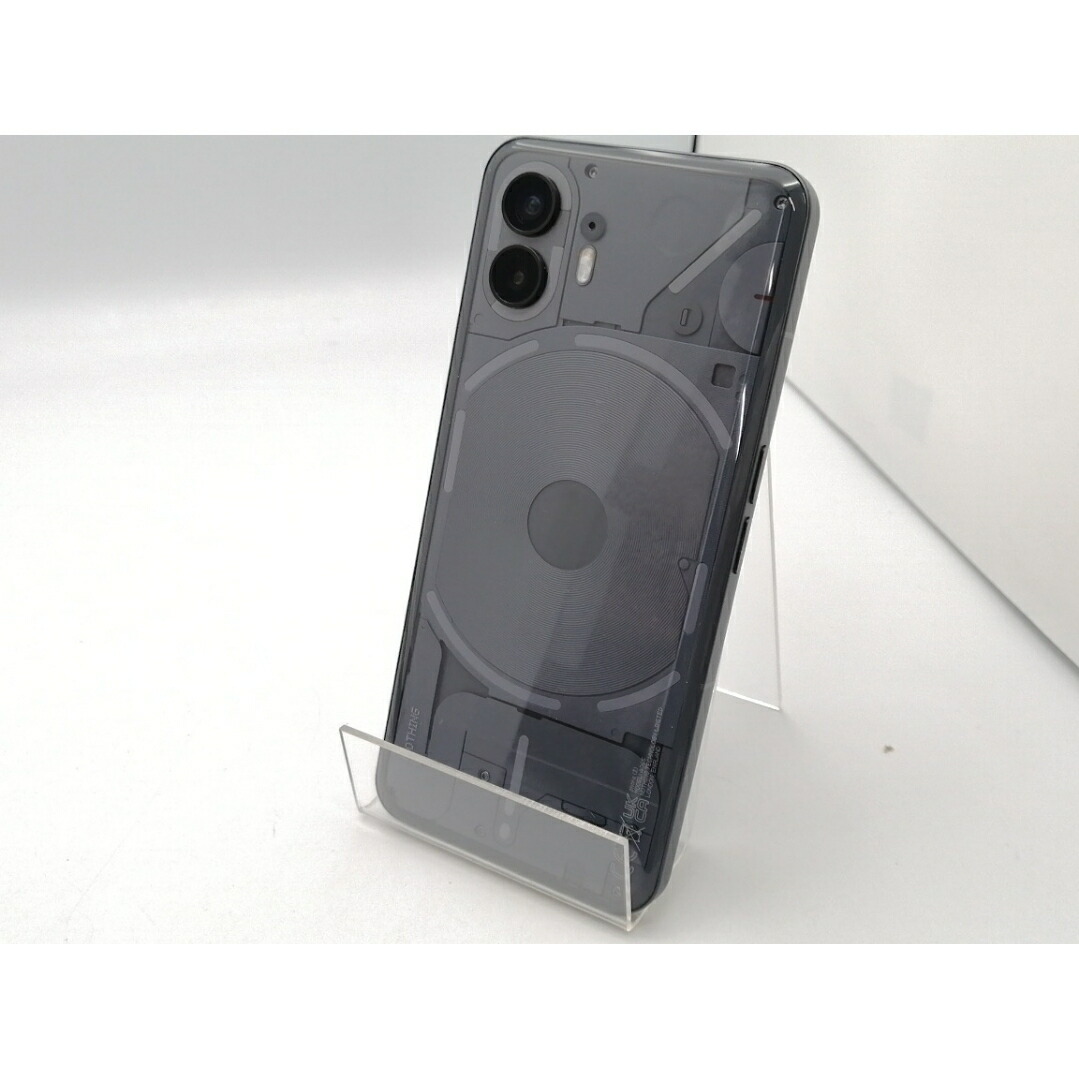 【中古】NOTHING 国内版 【SIM無償性】 Nothing Phone (2) 8GB 128GB 薄墨色 A10400030【EC真っただ中】引き受ける継続期間１ヶ月【価値づけるB】