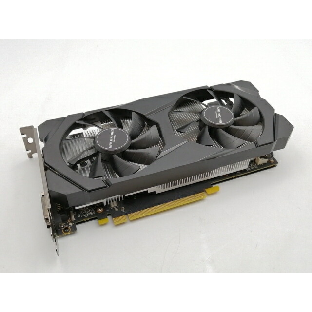 【中古】玄人志向 GG-RTX2060-E6GB/DF2 RTX2060/6GB(GDDR6)/PCI-E【ECセンター】保証期間１週間