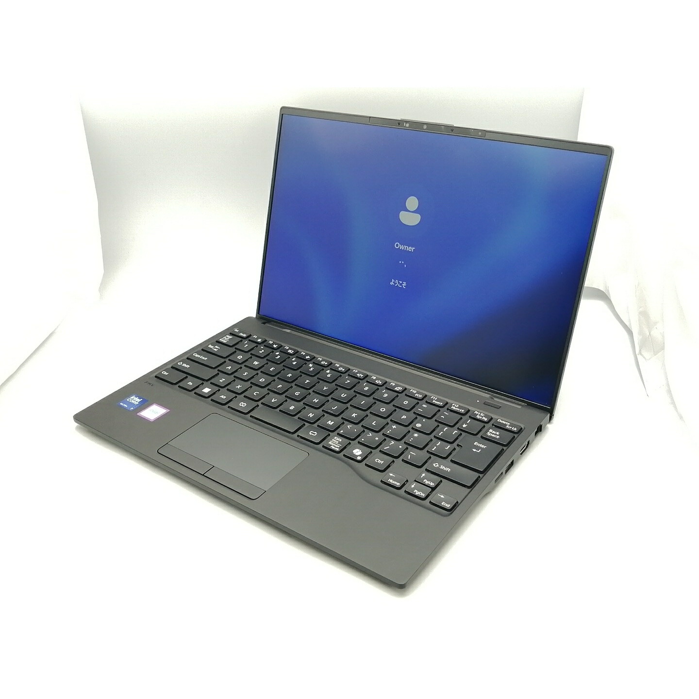 【中古】Fujitsu FMV Note U UX-K3 FMVUXSK3BA ピクトブラック 【Ultra7 255U 16G 512G(SSD) 無線LAN 14LCD(1920×1200)】【EC真っただ中】引き受ける継続期間１ヶ月【序列付けるA】