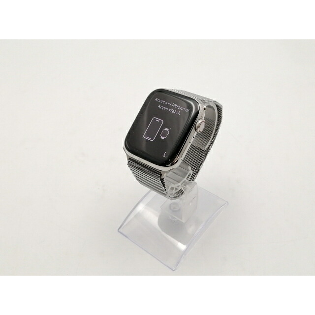 【中古】Apple Apple Watch Series8 45mm Cellular シルバーステンレススチールケース/シルバーミラネーゼループ MNKJ3J/A【ECセンター】保証期間１ヶ月【ランクB】｜じゃんぱら店 26,637円