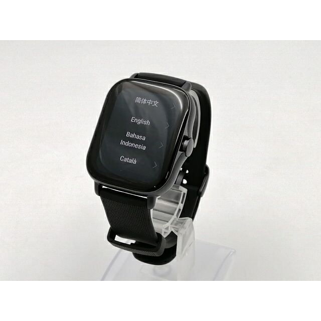 【中古】Zepp Health Amazfit GTS 2 あき場所黒いこと SP170028C171【EC真っただ中】引き受ける継続期間１ヶ月【序列付けるA】