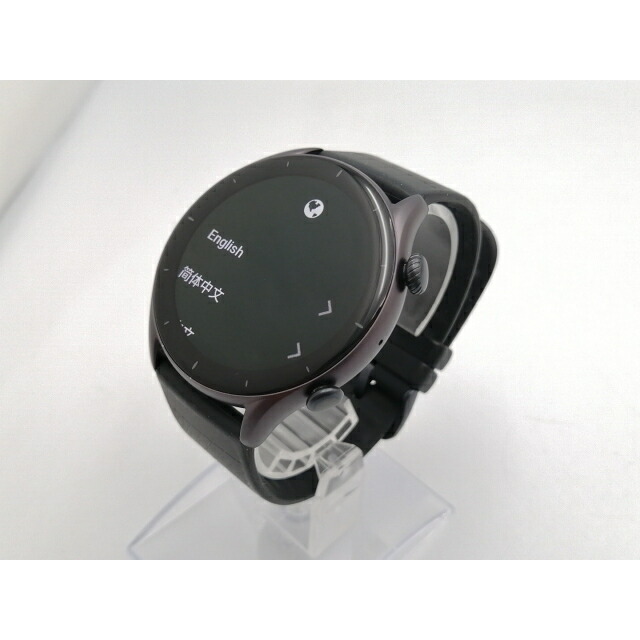 【中古】Zepp Health Amazfit GTR 3 サンダー 黒いこと SP170041C150【EC真っただ中】引き受ける継続期間１ヶ月【序列付けるC】