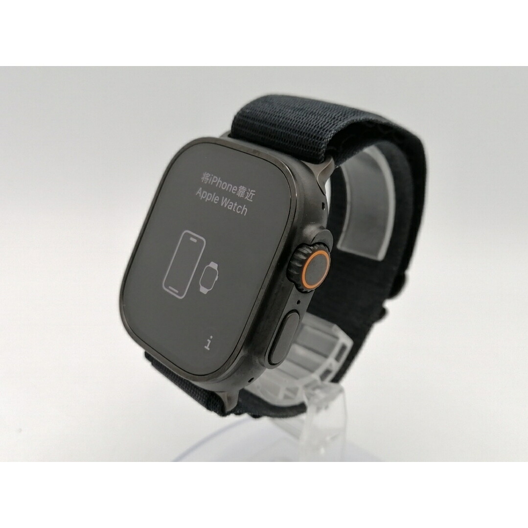 【中古】Apple Apple Watch Ultra3 49粍 Cellular ブラックチタニウムケース/ブラックアルパインループM MF0V4J/A【EC真っただ中】引き請ける継続期間１ヶ月【序列付けるA】