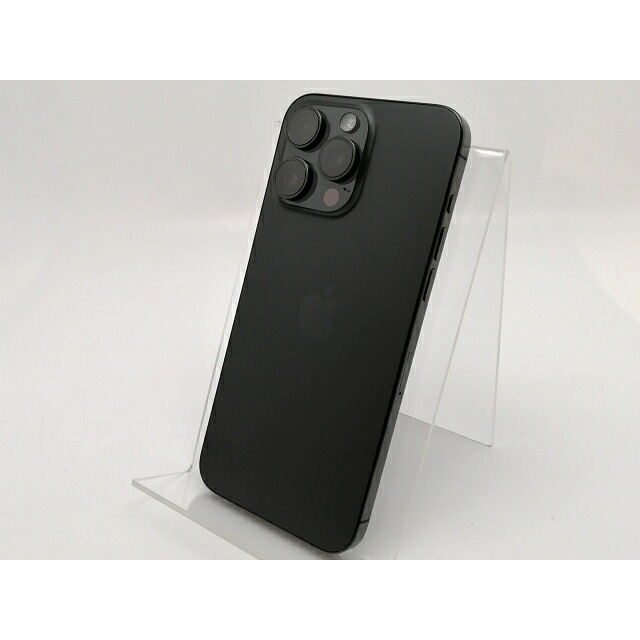 【中古】Apple au 【SIMフリー】 iPhone 15 Pro Max 256GB ブラックチタニウム MU6P3J/A【ECセンター】保証期間1ヶ月【ランクB】|じゃんぱら店