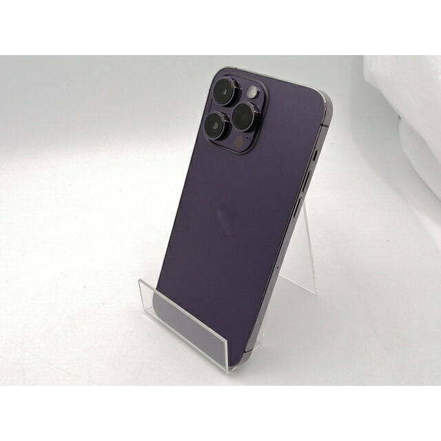 【中古】【赤ROM引き受けるあり】Apple au 【SIM無償性】 iPhone 14 Pro Max 512GB ディープパープル MQ9J3J/A【EC真っただ中】引き受ける継続期間１ヶ月【価値づけるB】