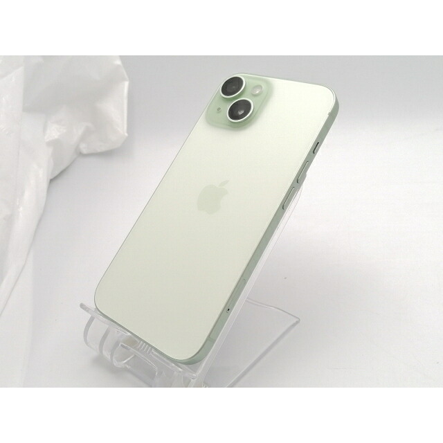 【中古】Apple 国内版 【SIMフリー】 iPhone 15 256GB グリーン MTMT3J/A【ECセンター】保証期間１ヶ月【ランクA】