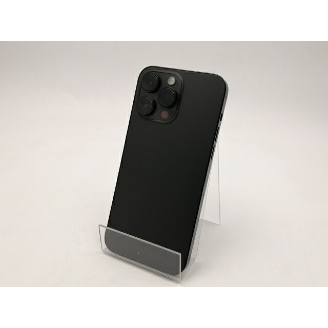 【中古】Apple docomo 【SIMフリー】 iPhone 14 Pro Max 256GB スペースブラック MQ9A3J/A【ECセンター】保証期間１ヶ月【ランクA】