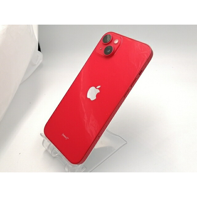 【中古】Apple モバイル 【SIMフリー】 iPhone 14 Plus 256GB (PRODUCT)RED MQ4P3J/A【ECセンター】保証期間１ヶ月【ランクA】｜じゃんぱら店