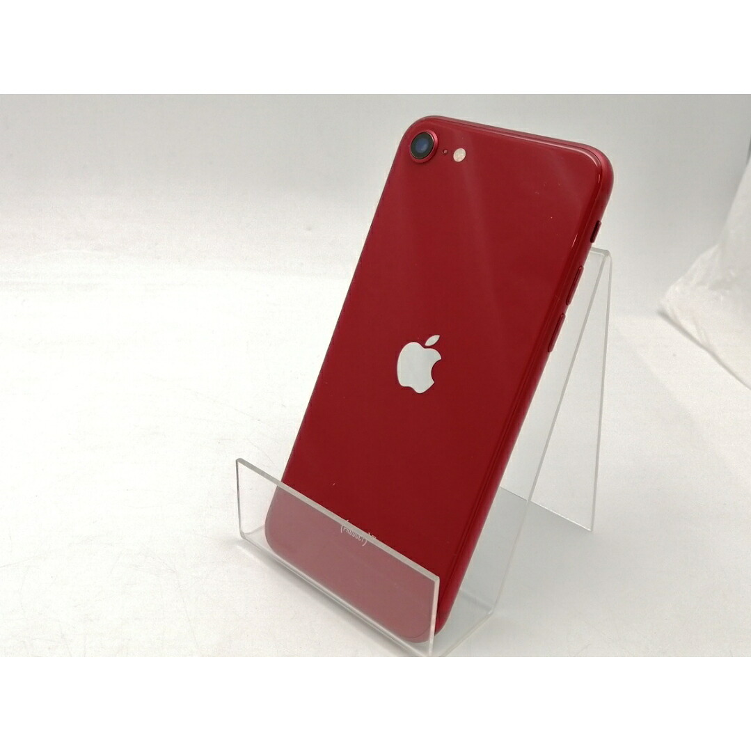 【中古】Apple SoftBank 【SIMフリー】 iPhone SE（第3世代） 128GB (PRODUCT)RED MMYH3J/A【ECセンター】保証期間１ヶ月【ランクB】｜じゃんぱら店