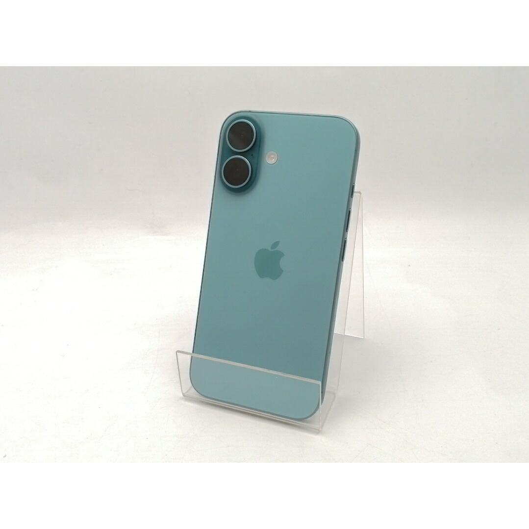 【中古】Apple 国内版 【SIM無償性】 iPhone 16 256GB ティール MYE13J/A【EC真っただ中】引き受ける継続期間１ヶ月【価値づけるA】