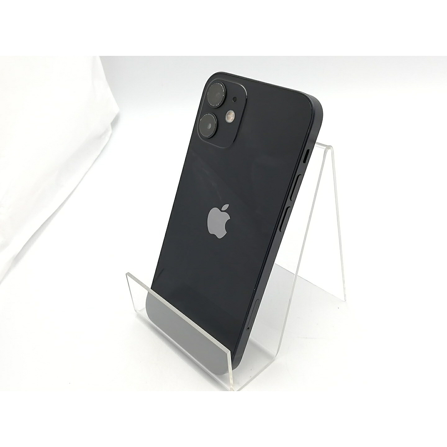 【中古】Apple モバイル 【SIMフリー】 iPhone 12 mini 64GB ブラック MGA03J/A【ECセンター】保証期間１ヶ月【ランクB】