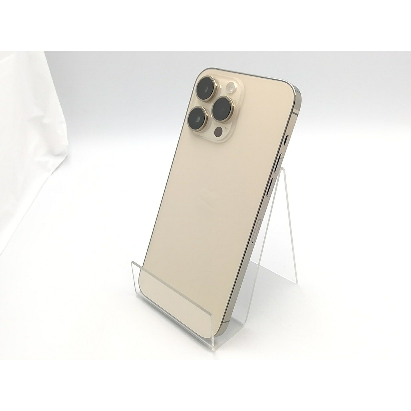 【中古】Apple 国内版 【SIM無償性】 iPhone 14 Pro Max 256GB ゴールド MQ9D3J/A【EC真っただ中】引き受ける継続期間１ヶ月【価値づけるA】