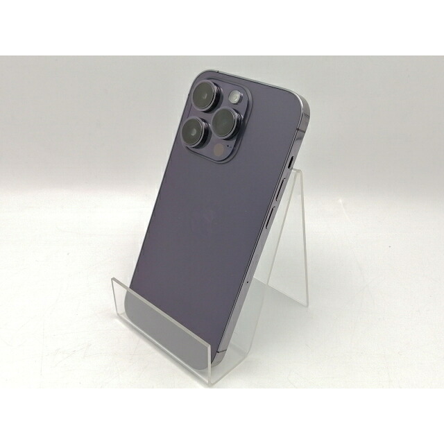【中古】Apple 国内版 【SIMフリー】 iPhone 14 Pro 256GB ディープパープル MQ1E3J/A【ECセンター】保証期間１ヶ月【ランクB】