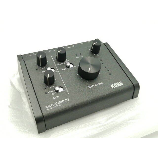 【未使用】KORG microAUDIO 22【ECセンター】保証期間１週間｜じゃんぱら店 16,086円