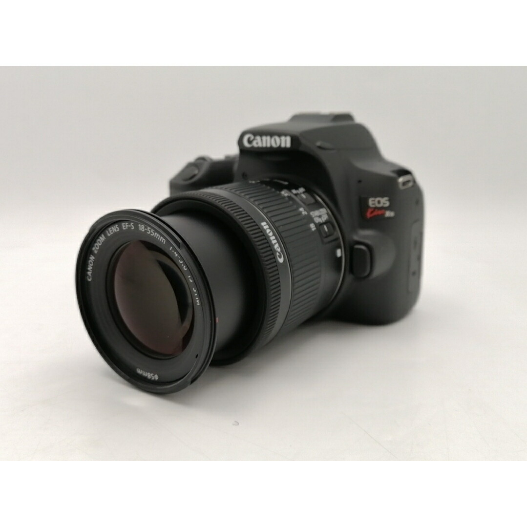 【中古】Canon EOS Kiss X10 EF-S18-55 IS STM 水晶体一揃いの道具 黒いこと【EC真っただ中】引き受ける継続期間１ヶ月【価値づけるC】