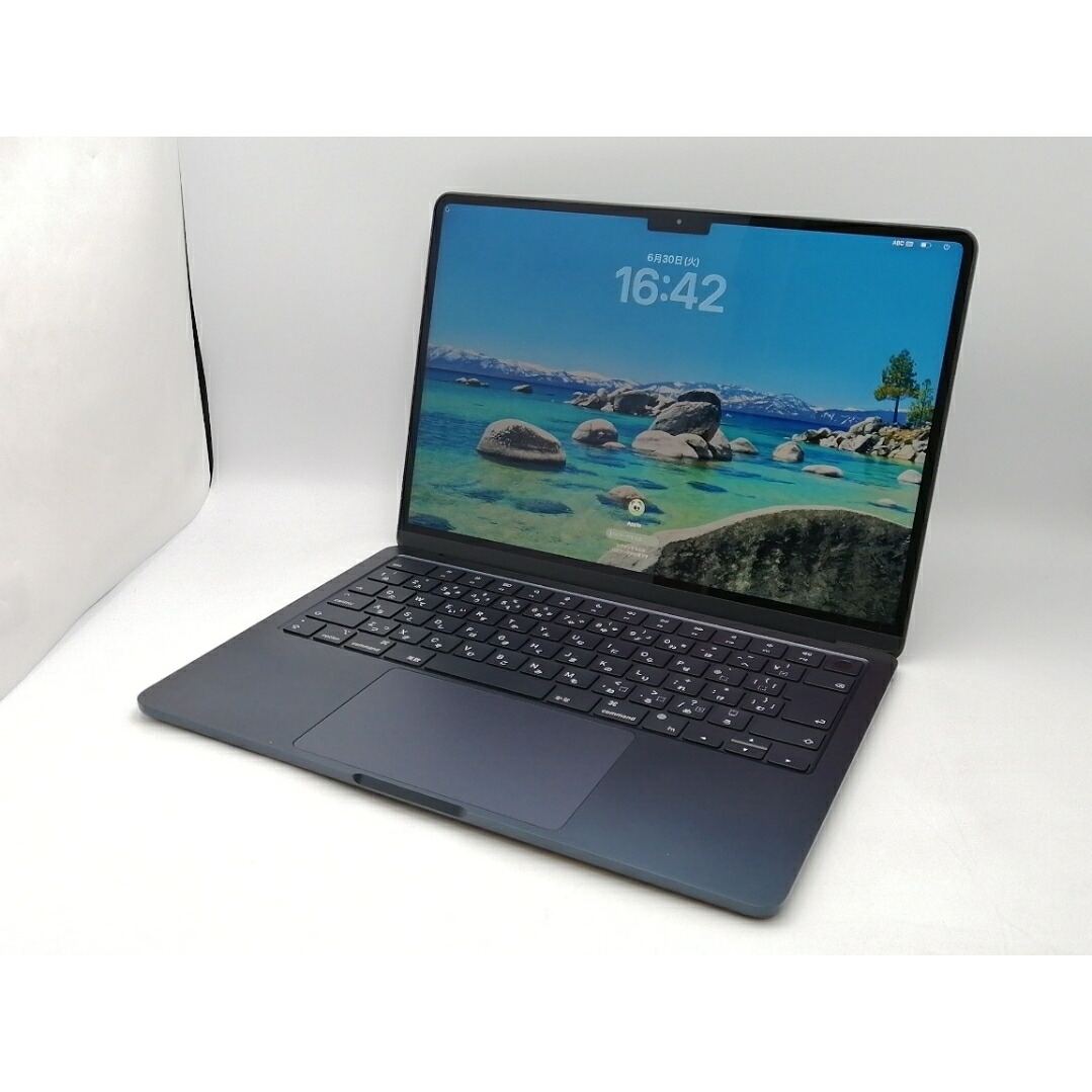 【中古】Apple MacBook Air 13インチ CTO (M2,2022) ミッドナイト M2(CPU:8C/GPU:8C)/16G/1T/30W AC【ECセンター】保証期間１ヶ月【ランクB】｜じゃんぱら店
