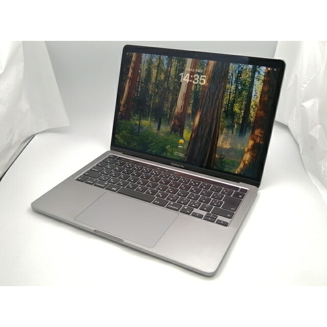 【中古】Apple MacBook Pro 13インチ M1(CPU:8C/GPU:8C) 8GB/512GB スペースグレイ MYD92J/A (M1・2020)【ECセンター】保証期間１ヶ月【ランクC】