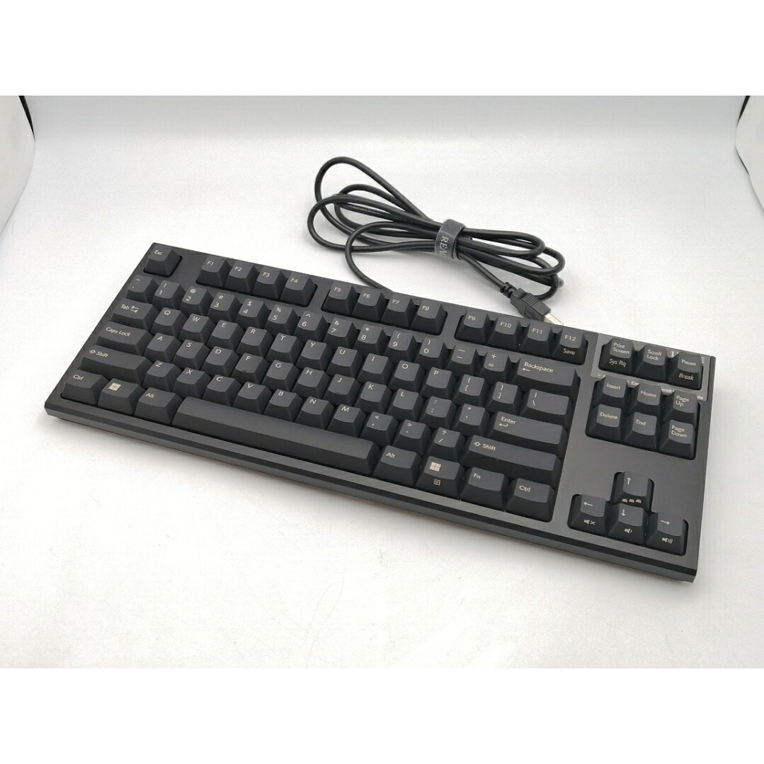 【中古】東プレ REALFORCE R3S R3SD13 [有線/テンキー受け答え/英語申し合わせ/黒いこと/静音/30g]【EC真っただ中】引きうける継続期間１週