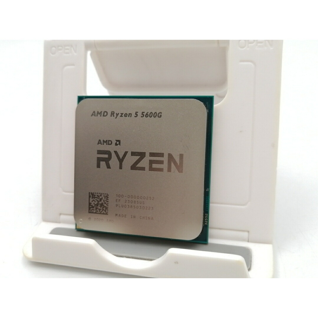 【中古】AMD Ryzen 5 5600G (3.9GHz/TC:4.4GHz) BOX AM4/6C/12T/L3 16MB/Radeon Graphics/TDP 65W【EC真っただ中】引きうける継続期間１週