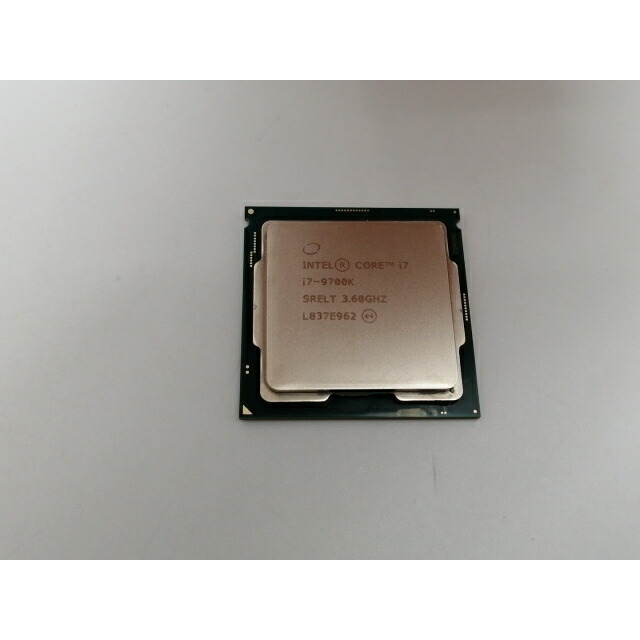【中古】Intel Core i7-9700K (3.6GHz/結核症:4.9GHz/SRELT/P0) BOX LGA1151/8C/8T/L3 12M/UHD630/TDP95W【EC真っただ中】引きうける継続期間１週