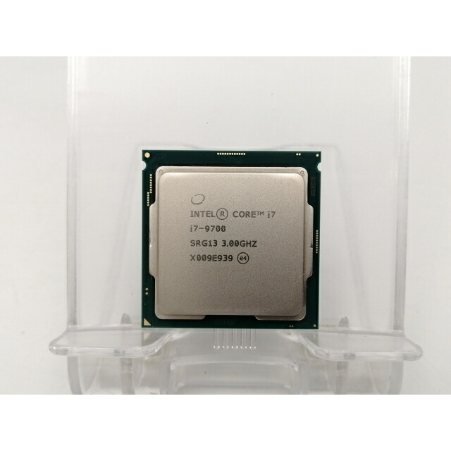 【中古】Intel Core i7-9700 (3GHz/結核症:4.7GHz/SRG13/R0) bulk LGA1151/8C/8T/L3 12M/UHD630/TDP65W【EC真っただ中】引きうける継続期間１週