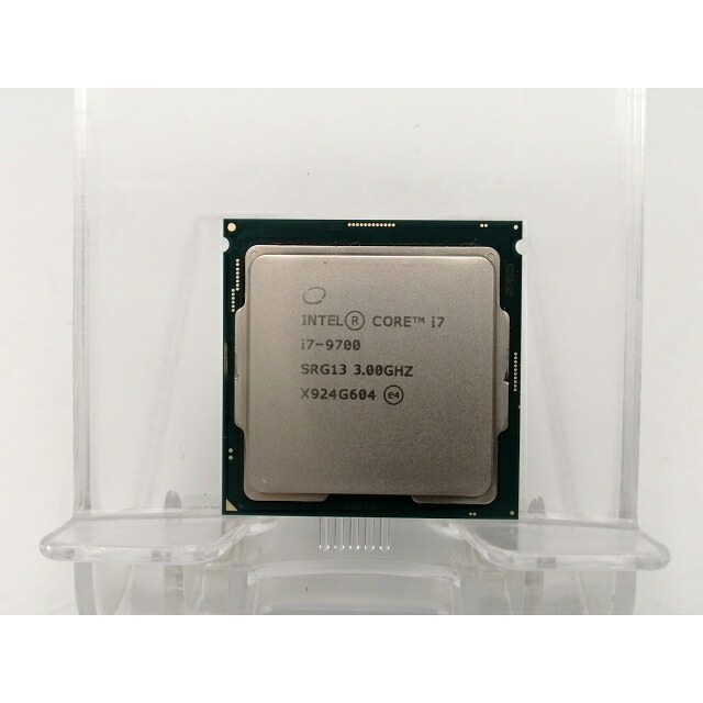 【中古】Intel Core i7-9700 (3GHz/結核症:4.7GHz/SRG13/R0) bulk LGA1151/8C/8T/L3 12M/UHD630/TDP65W【EC真っただ中】引きうける継続期間１週
