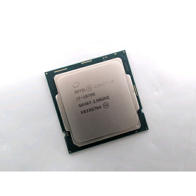【中古】Intel Core i7-10700 (2.9GHz/TB:4.8GHz) bulk LGA1200/8C/16T/L3 16M/UHD630/TDP65W【ECセンター】保証期間１週間｜じゃんぱら店