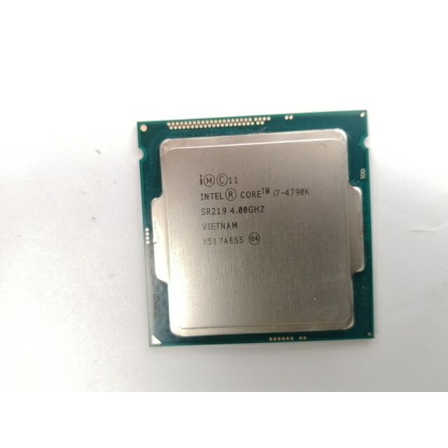 【中古】Intel Core i7-4790K(4.0GHz/TB:4.4GHz) BOX LGA1150/4C/8T/L3 8M/HD4600/TDP88W【ECセンター】保証期間１週間