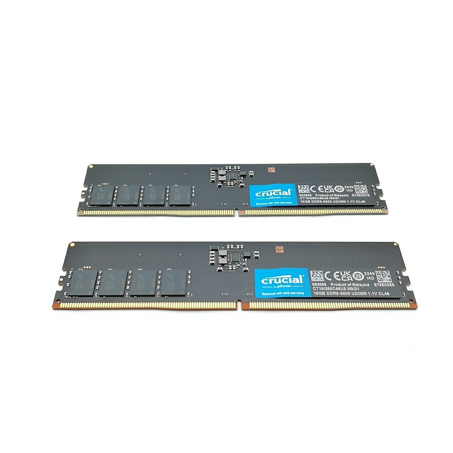 【中古】DDR5 16GB 2枚組（足し加える32GB） DDR5-5600(パソコン5-44800)【事務机とっ始めパソコン用】【EC真っただ中】引きうける継続期間１週