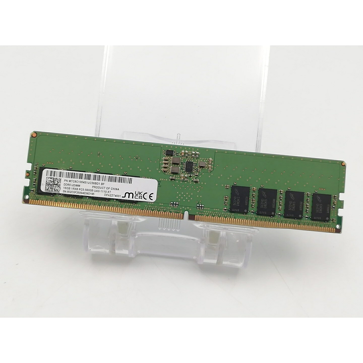 【中古】DDR5 16GB 2枚組（合計32GB） DDR5-5600(PC5-44800)【デスクトップPC用】【ECセンター】保証期間１週間｜じゃんぱら店