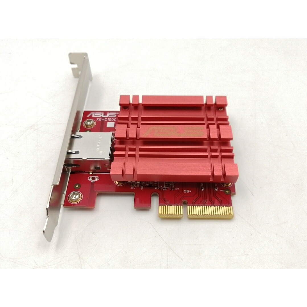 【中古】ASUS XG-C100C 10GBASE-T/PCIe x4【EC真っただ中】引きうける継続期間１週