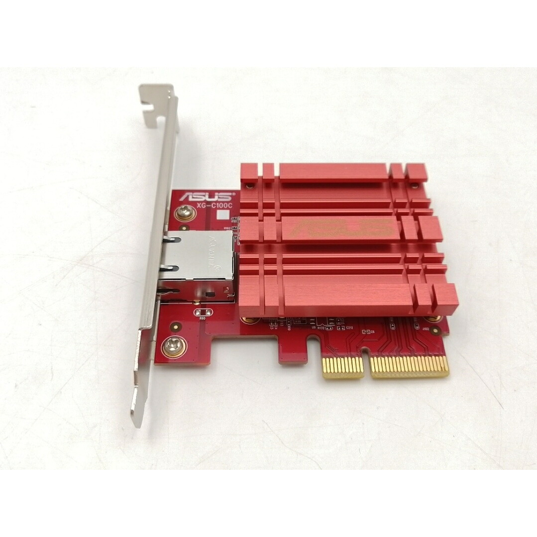 【中古】ASUS XG-C100C 10GBASE-T/PCIe x4【EC真っただ中】引きうける継続期間１週