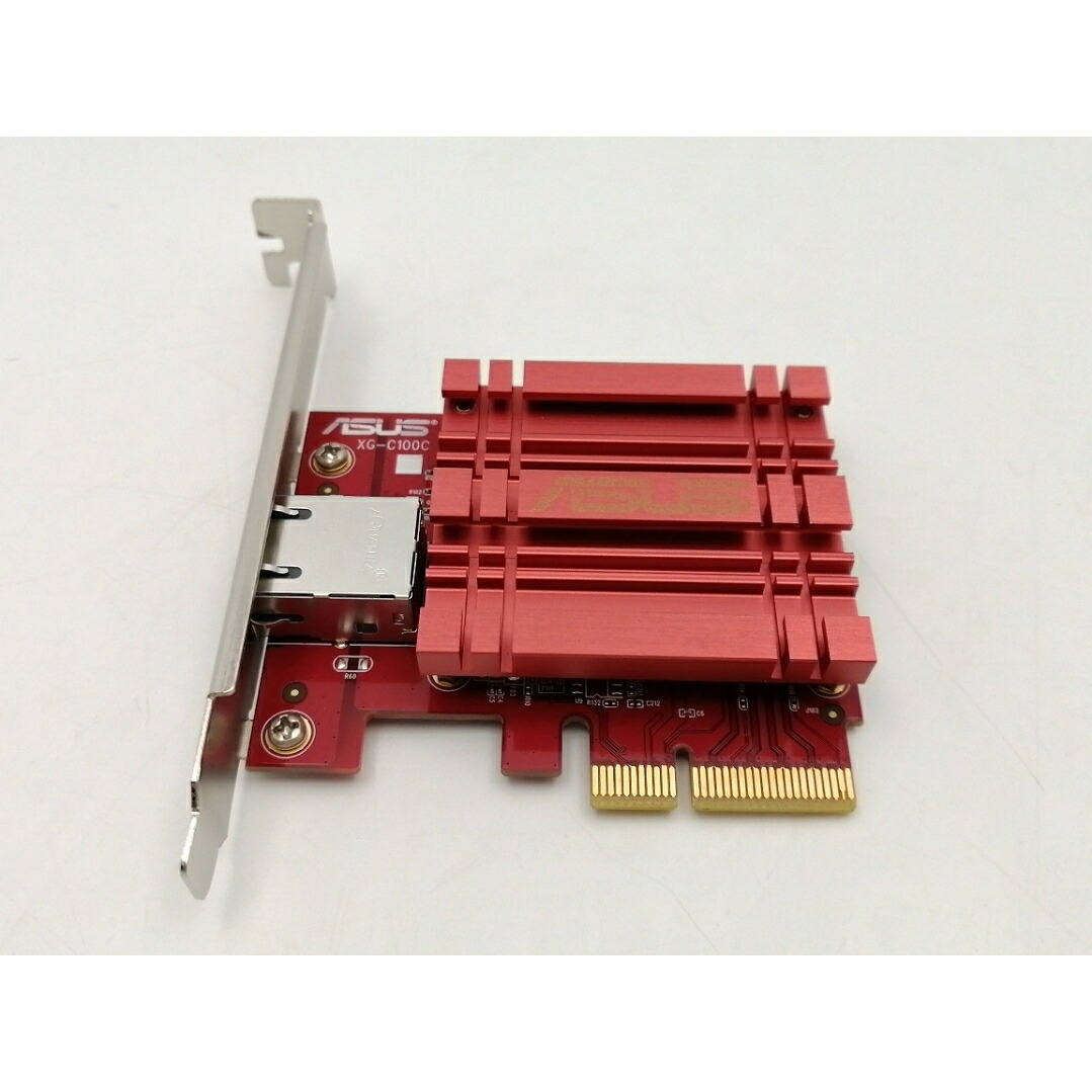 【中古】ASUS XG-C100C 10GBASE-T/PCIe x4【EC真っただ中】引き請ける継続期間１週