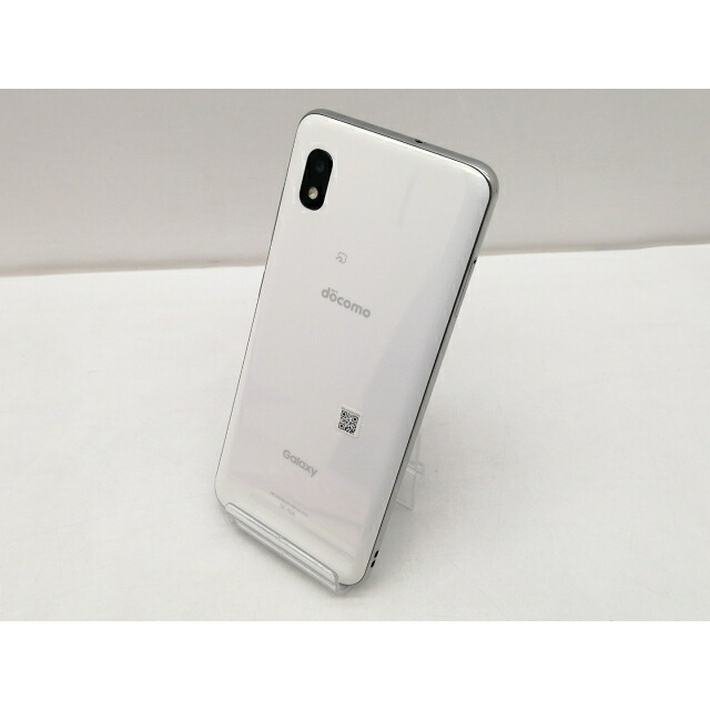 【中古】SAMSUNG docomo 【SIMロック解除済み】 Galaxy A21 ホワイト 3GB 64GB SC-42A【仙台イービーンズ】保証期間１ヶ月【ランクB】