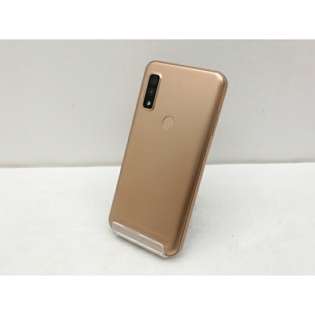 【中古】Fujitsu au 【SIM無償性】 arrows We サクラ色ゴールド 4GB 64GB FCG01【仙台イービーンズ】引き受ける継続期間１ヶ月【序列付けるA】