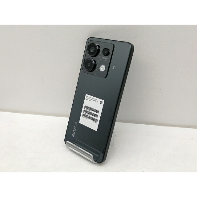 【中古】Xiaomi au 【SIM無償性】 Redmi Note 13 Pro 5G 十二時黒いこと 8GB 256GB XIG05【仙台イービーンズ】引き受ける継続期間１ヶ月【価値づけるA】