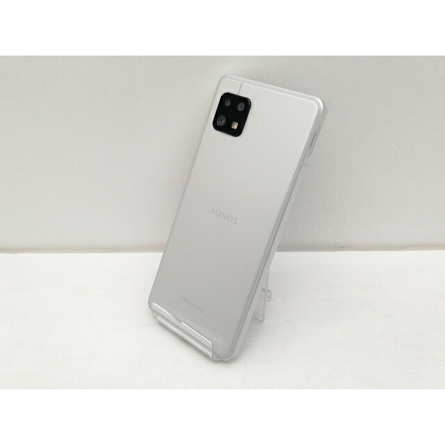 【中古】SHARP 移動性 【SIM無償性】 AQUOS Sense6 しろがね色 4GB 64GB SH-RM19【仙台イービーンズ】引きうける継続期間１ヶ月【位置づけるC】