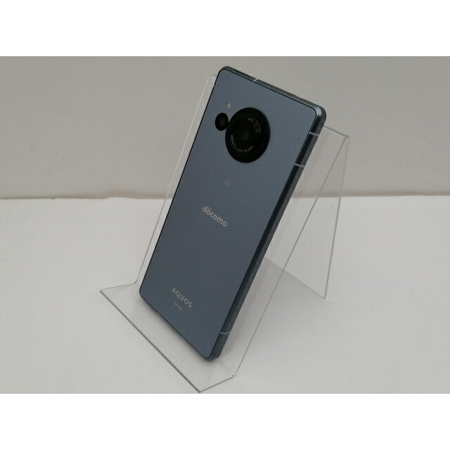 【中古】SHARP docomo 【SIMフリー】 AQUOS R8 ブルー 8GB 256GB SH-52D【仙台イービーンズ】保証期間１ヶ月【ランクB】｜じゃんぱら店