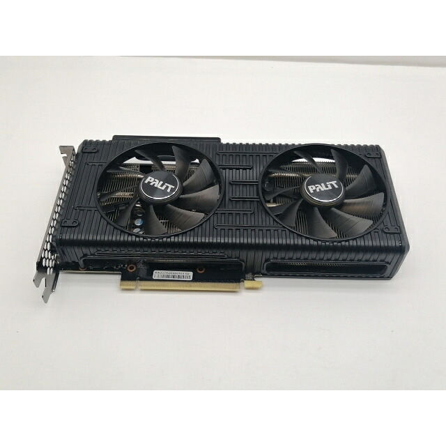 【中古】Palit GeForce RTX 3060 Dual 12GB（NE63060019K9-190AD）RTX3060/12GB(GDDR6)【仙台イービーンズ】保証期間１週間｜じゃんぱら店