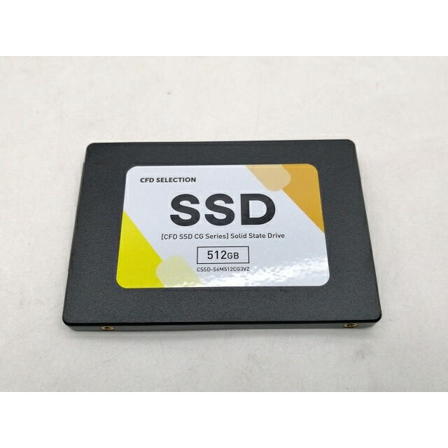 【中古】CFD CG3VZ (CSSD-S6M512CG3VZ) 512GB/SSD/6GbpsSATA/TLC【仙台イービーンズ】引きうける継続期間１週