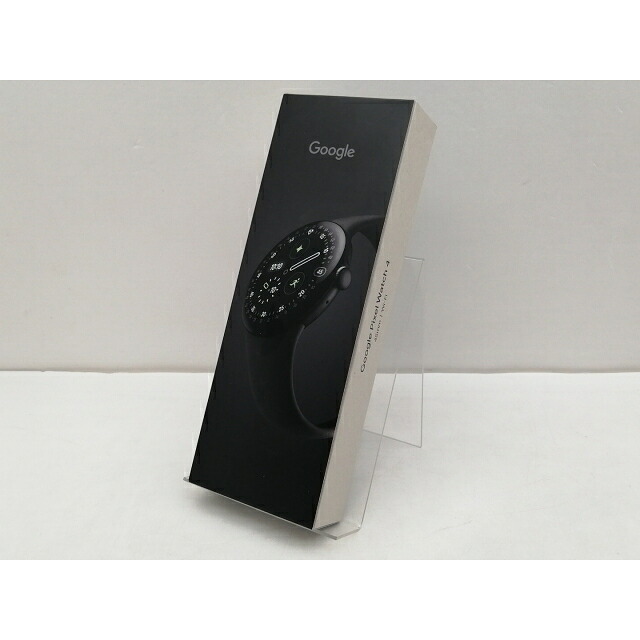 【未使用】Google Pixel Watch4 Wi-Fiモデル 45mm Matte Black アルミケース/Obsidian アクティブ バンド【仙台イービーンズ】保証期間３ヶ月 37,037円