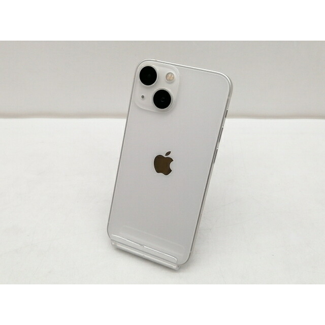 【中古】【赤ロム保証あり】Apple au 【SIMフリー】 iPhone 13 mini 256GB スターライト MLJK3J/A【仙台イービーンズ】保証期間1ヶ月【ランクB】