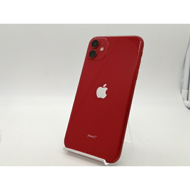 【中古】Apple docomo 【SIMロック解除済み】 iPhone 11 256GB (PRODUCT)RED MWM92J/A【仙台イービーンズ】保証期間１週間【ランクC】