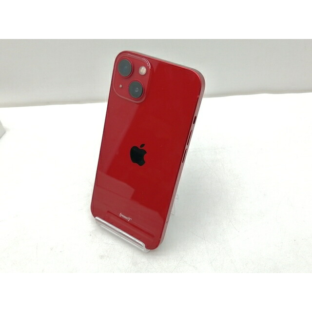 【中古】【赤ロム保証あり】Apple au 【SIMフリー】 iPhone 13 128GB (PRODUCT)RED MLNF3J/A【仙台イービーンズ】保証期間１ヶ月【ランクA】｜じゃんぱら店