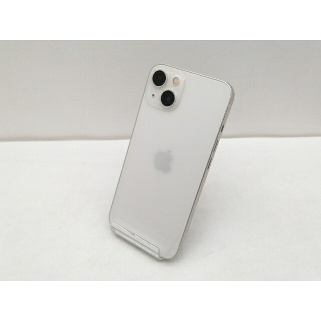 【中古】Apple 国内版 【SIMフリー】 iPhone 13 128GB スターライト MLND3J/A【仙台イービーンズ】保証期間１ヶ月【ランクB】｜じゃんぱら店