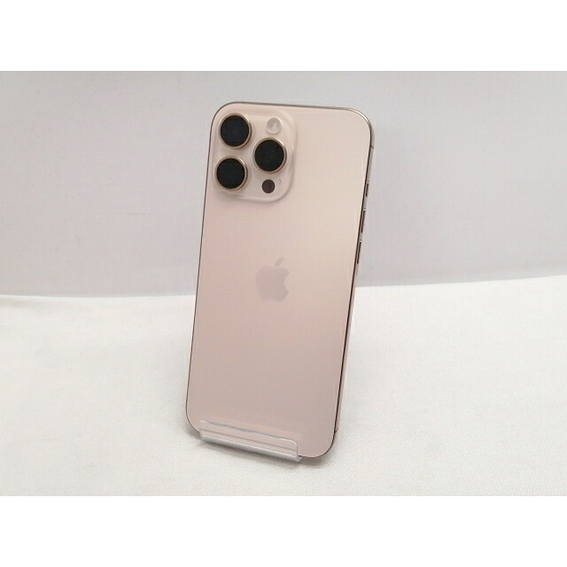 【中古】Apple 国内版 【SIMフリー】 iPhone 16 Pro Max 256GB デザートチタニウム MYWJ3J/A【仙台イービーンズ】保証期間１ヶ月【ランクA】