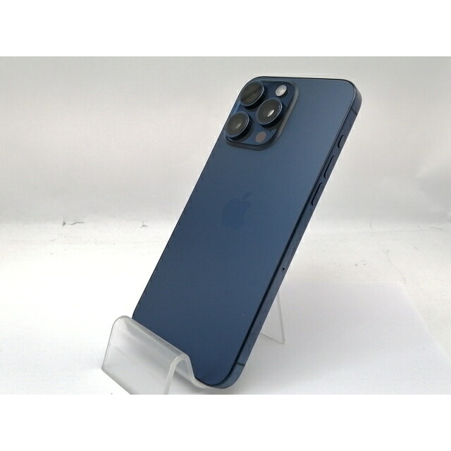 【中古】Apple 国内版 【SIM無償性】 iPhone 15 Pro Max 256GB 青色チタニウム MU6T3J/A【仙台イービーンズ】引き受ける継続期間１ヶ月【価値づけるA】