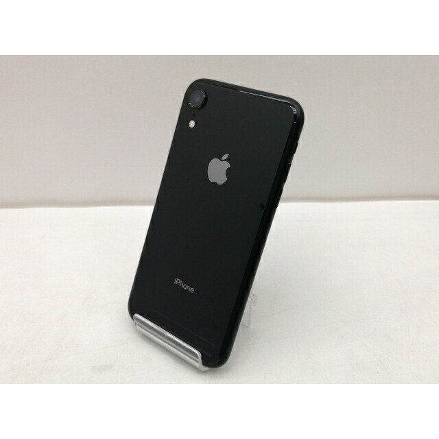 【中古】Apple SoftBank 【SIMロック解除済み】 iPhone XR 128GB ブラック MT0G2J/A【仙台イービーンズ】保証期間１ヶ月【ランクB】