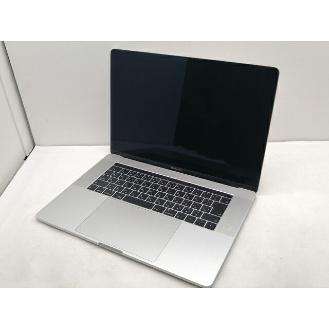 【中古】Apple MacBook Pro 15インチ CTO (Mid 2018) シルバー Core i7(2.2G)/16G/256G(SSD)/Radeon Pro 555X【仙台イービーンズ】保証期間1ヶ月【ランクC】